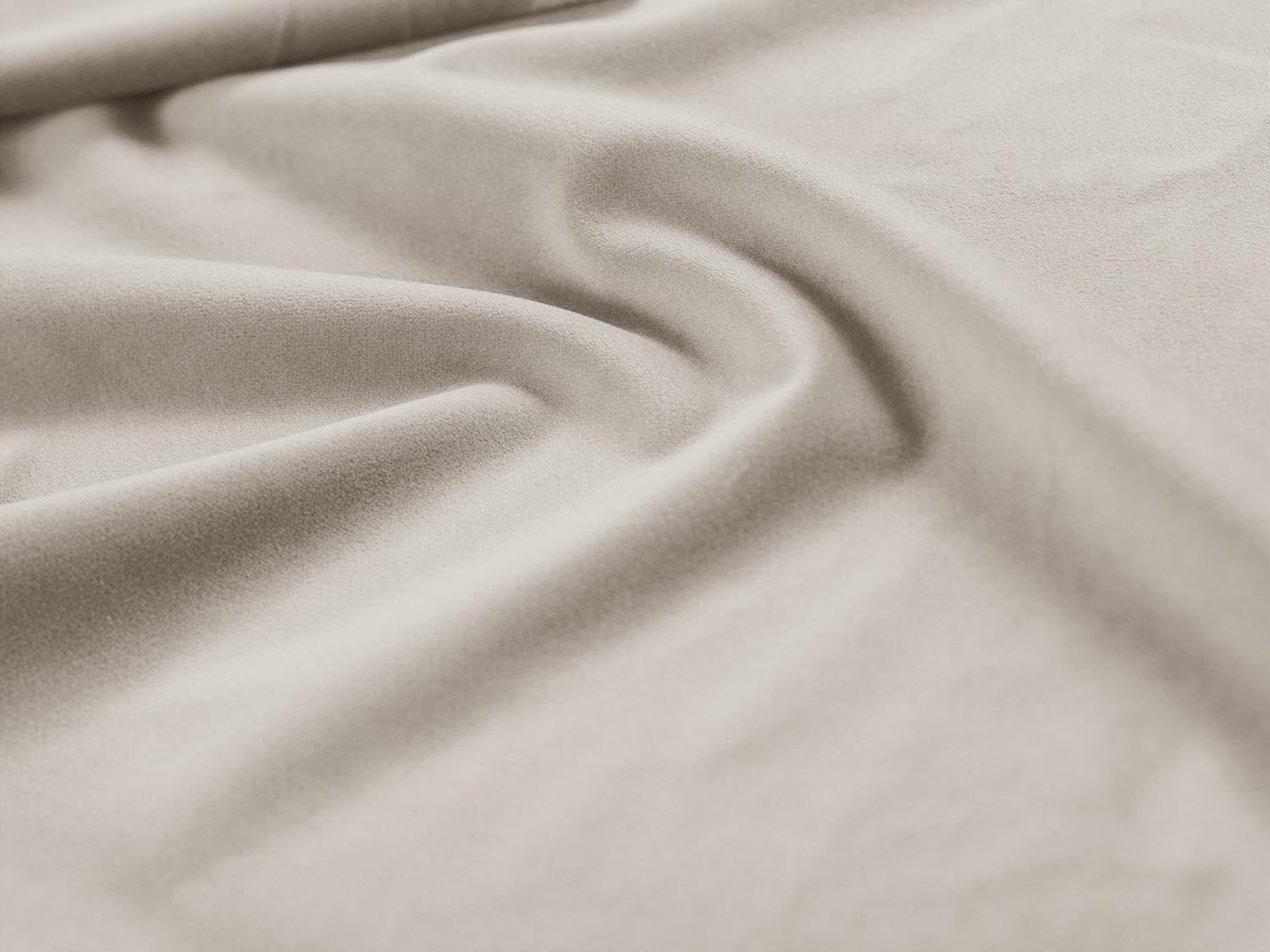 Lupine Velour modulares Ecksofa rechts 3 Sitzer in Beige-Salvador präsentiert im Onlineshop von KAQTU Design AG. L-Sofa rechts ist von Micadoni