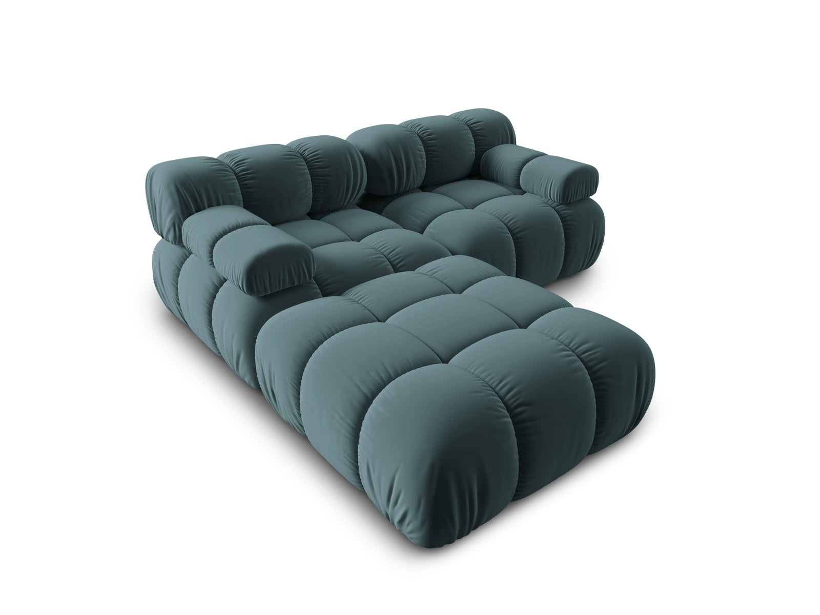 Entdecken Sie das Bellis Velour Sofa 3 Sitzer von Micadoni – 188 cm pure Eleganz, modular anpassbar und ideal für Ihr modernes Zuhause.