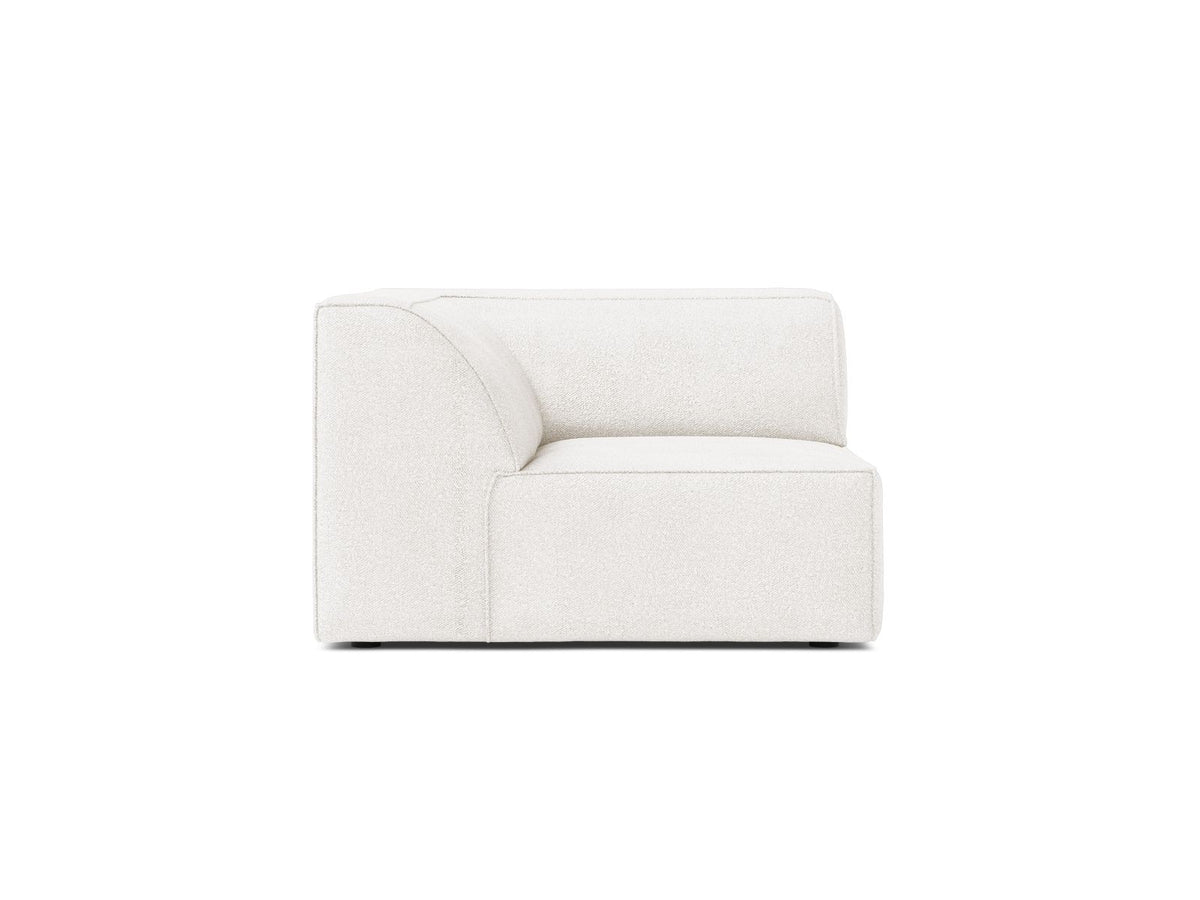 1-Sitzer Eckmodul Jodie in White-Baloo präsentiert im Onlineshop von KAQTU Design AG. Modulares Sofa ist von Micadoni