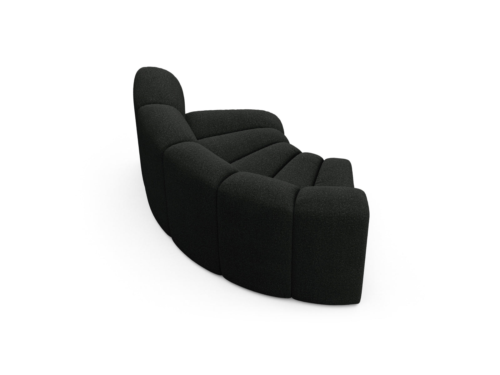 Lupine Modul Corner 1 Sitzer in Black präsentiert im Onlineshop von KAQTU Design AG. Modulares Sofa ist von Micadoni