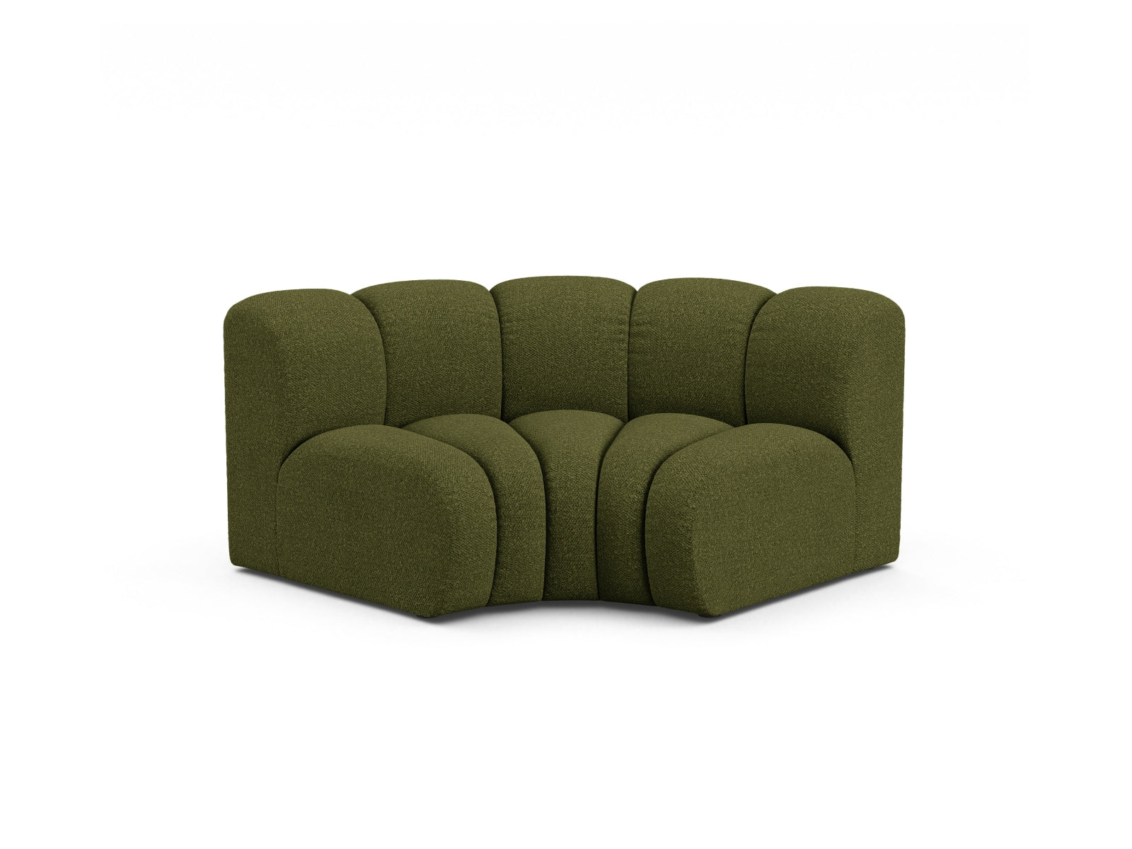 Lupine Modul Corner 1 Sitzer in Dark Olive Green präsentiert im Onlineshop von KAQTU Design AG. Modulares Sofa ist von Micadoni