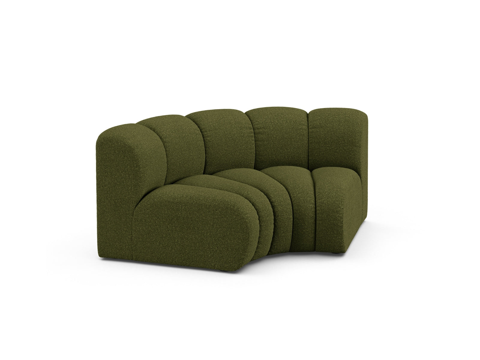 Lupine Modul Corner 1 Sitzer in Dark Olive Green präsentiert im Onlineshop von KAQTU Design AG. Modulares Sofa ist von Micadoni
