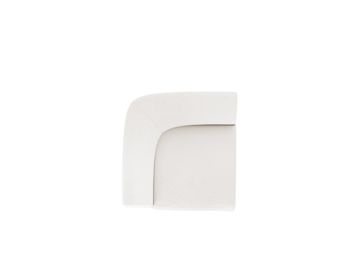 Miley Corner Modul 1 Sitzer in White-Baloo präsentiert im Onlineshop von KAQTU Design AG. Modulares Sofa ist von Micadoni