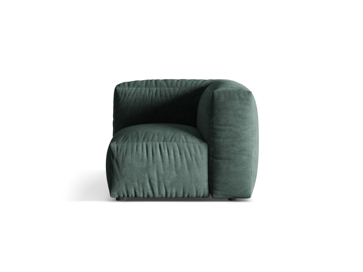 Martina Modul Armless 1 Sitzer in Petrol-Vogue präsentiert im Onlineshop von KAQTU Design AG. Modulares Sofa ist von Micadoni