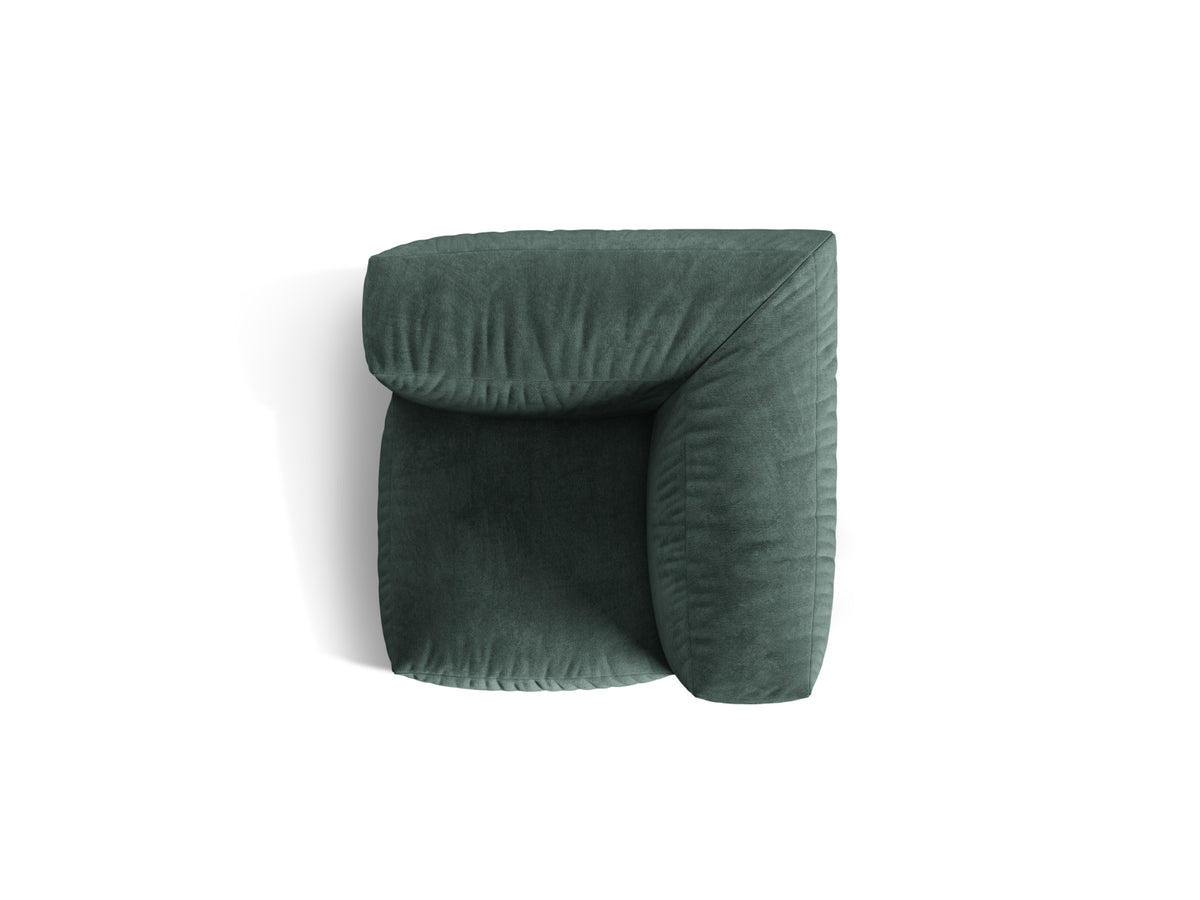 Martina Modul Armless 1 Sitzer in Petrol-Vogue präsentiert im Onlineshop von KAQTU Design AG. Modulares Sofa ist von Micadoni