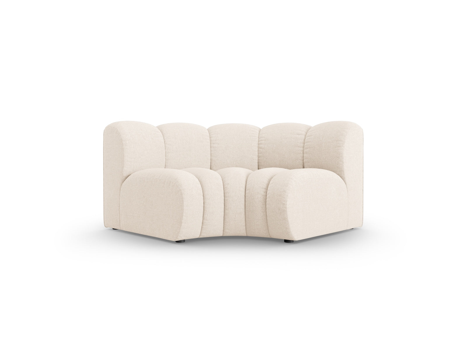 Lupine Modul Corner 1 Sitzer in Light Beige präsentiert im Onlineshop von KAQTU Design AG. Modulares Sofa ist von Micadoni