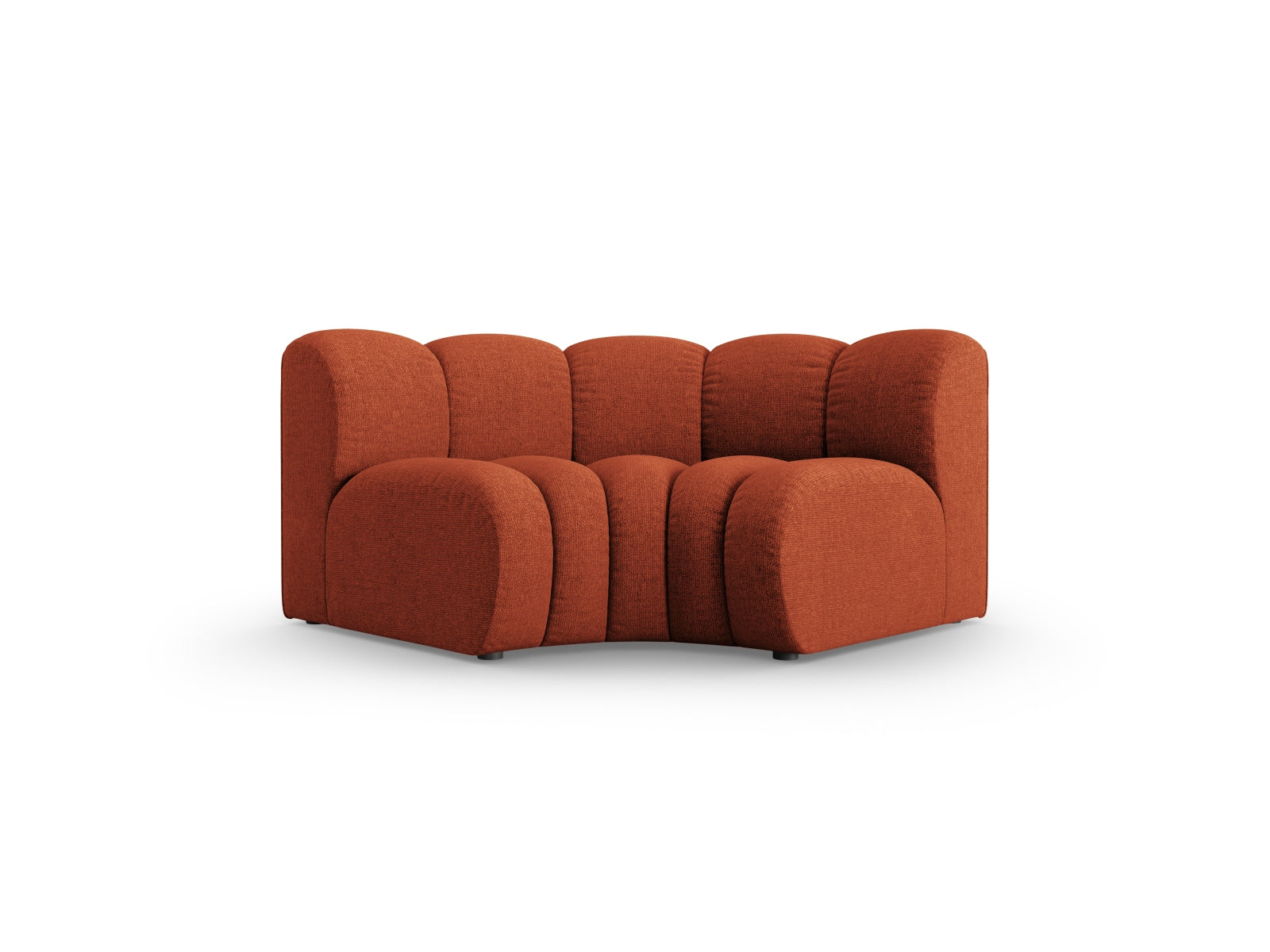 Lupine Modul Corner 1 Sitzer in Terracotta präsentiert im Onlineshop von KAQTU Design AG. Modulares Sofa ist von Micadoni
