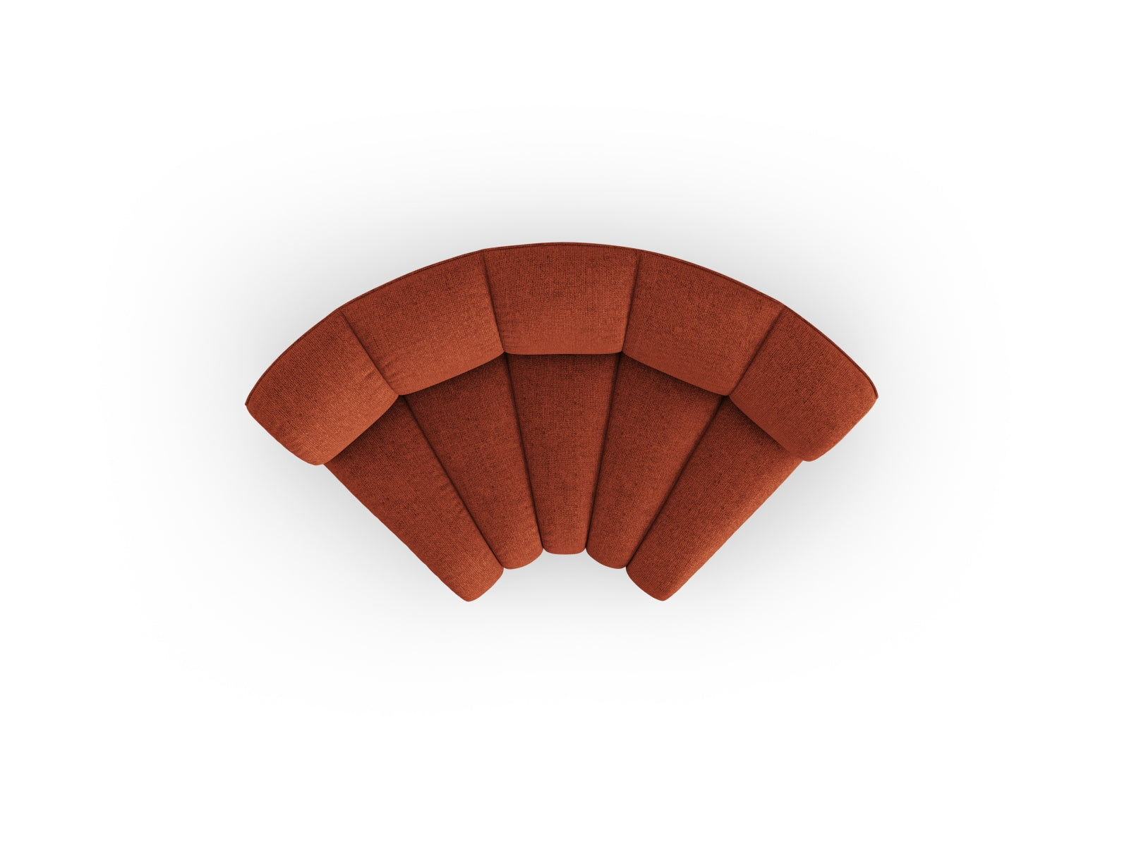 Lupine Modul Corner 1 Sitzer in Terracotta präsentiert im Onlineshop von KAQTU Design AG. Modulares Sofa ist von Micadoni