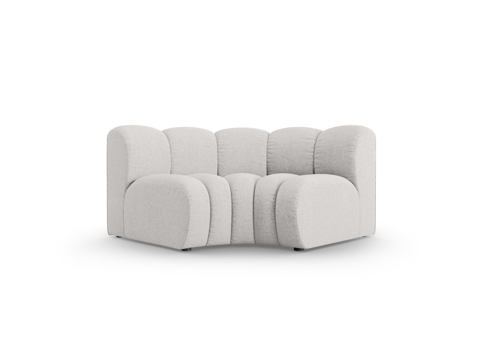 Lupine Modul Corner 1 Sitzer in Light Grey präsentiert im Onlineshop von KAQTU Design AG. Modulares Sofa ist von Micadoni