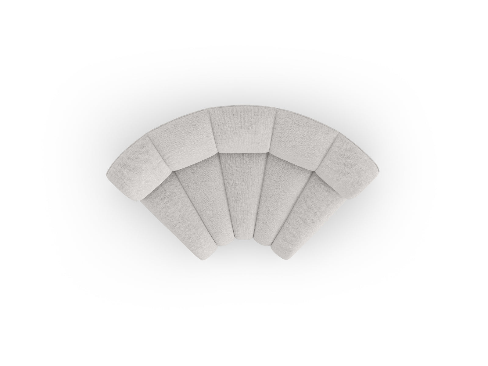 Lupine Modul Corner 1 Sitzer in Light Grey präsentiert im Onlineshop von KAQTU Design AG. Modulares Sofa ist von Micadoni