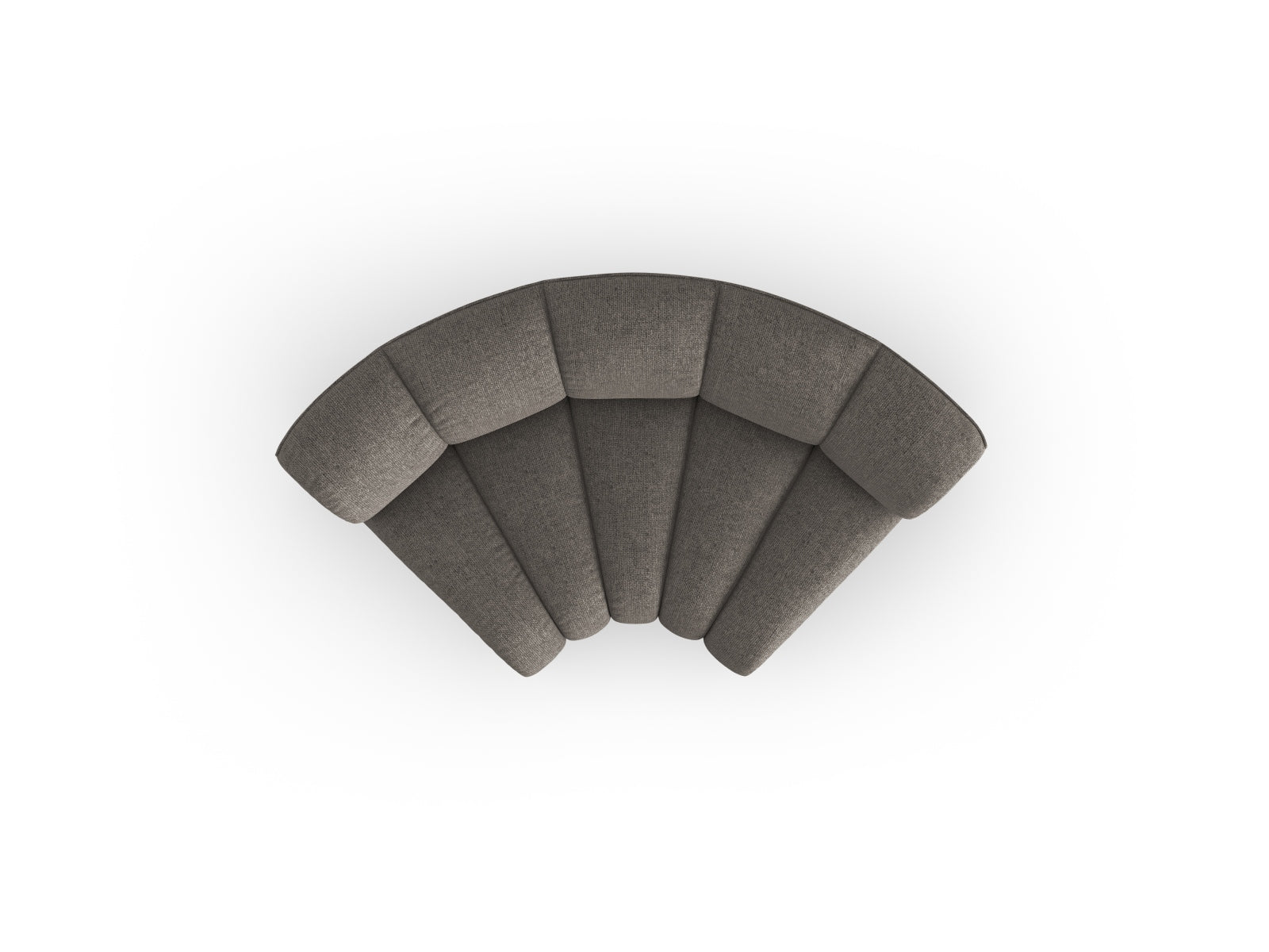 Lupine Modul Corner 1 Sitzer in Grey präsentiert im Onlineshop von KAQTU Design AG. Modulares Sofa ist von Micadoni