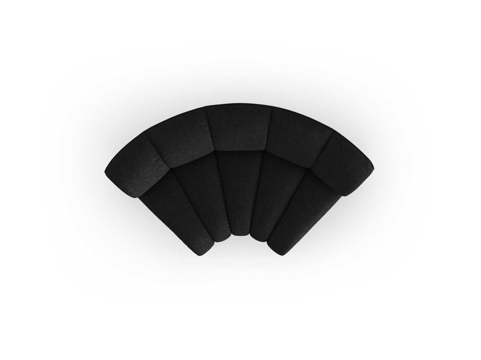 Lupine Modul Corner 1 Sitzer in Black präsentiert im Onlineshop von KAQTU Design AG. Modulares Sofa ist von Micadoni