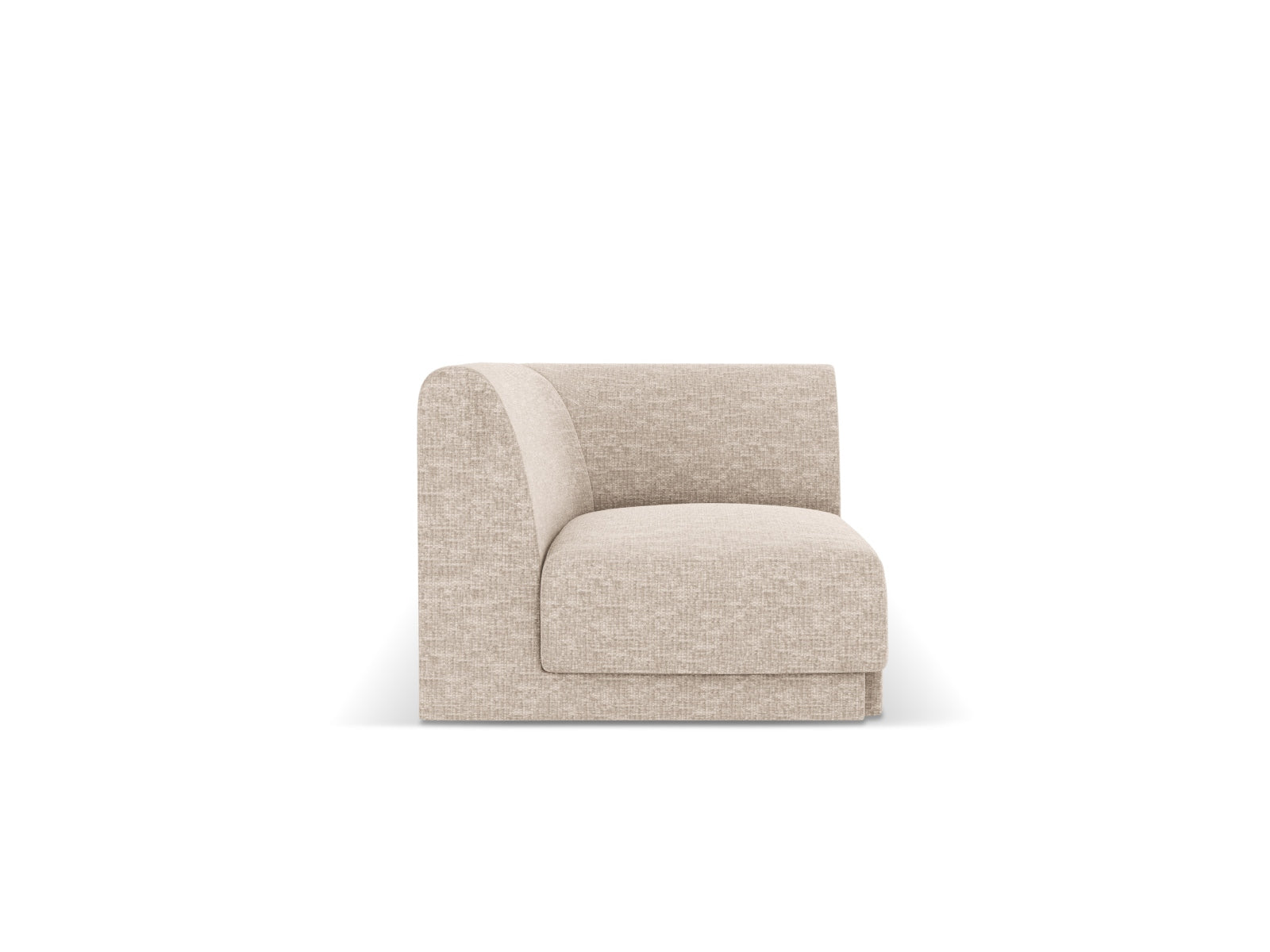 Miley Corner Modul 1 Sitzer in Beige präsentiert im Onlineshop von KAQTU Design AG. Modulares Sofa ist von Micadoni