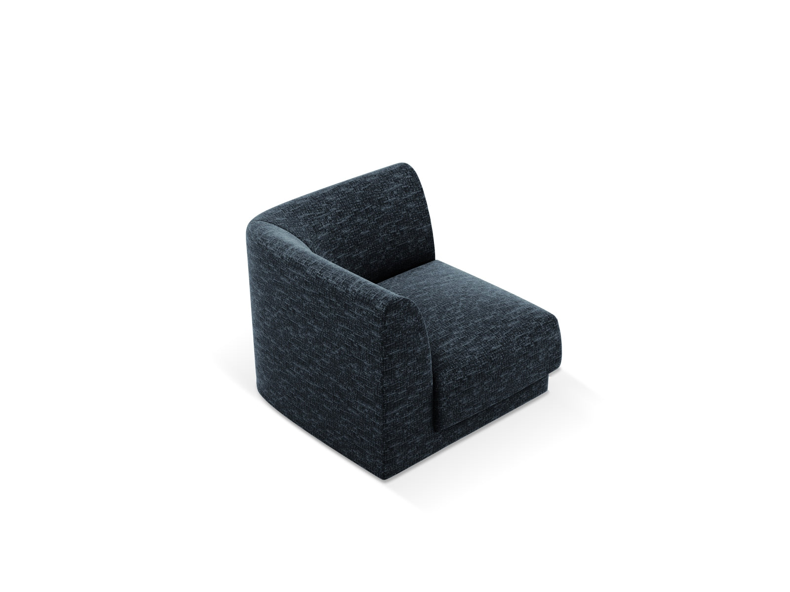 Modularer Miley Corner 1-Sitzer in Royal Blue-Haga, perfekt für moderne Wohnkonzepte und flexible Raumgestaltung.