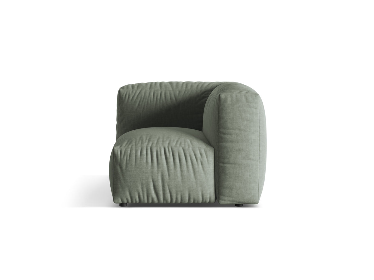 Martina Modul Armless 1 Sitzer in Moss Green-Boston präsentiert im Onlineshop von KAQTU Design AG. Modulares Sofa ist von Micadoni