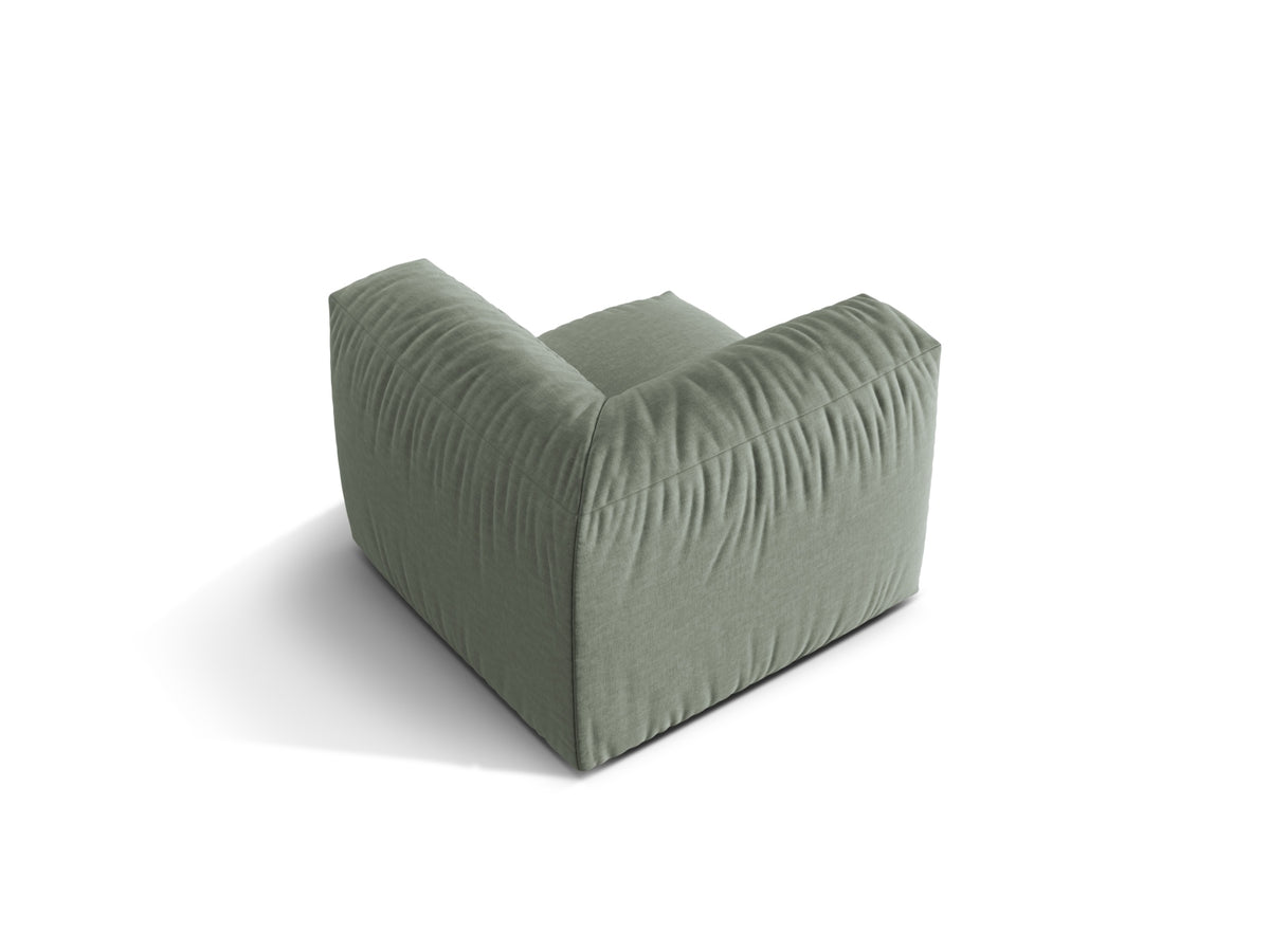 Martina Modul Armless 1 Sitzer in Moss Green-Boston präsentiert im Onlineshop von KAQTU Design AG. Modulares Sofa ist von Micadoni