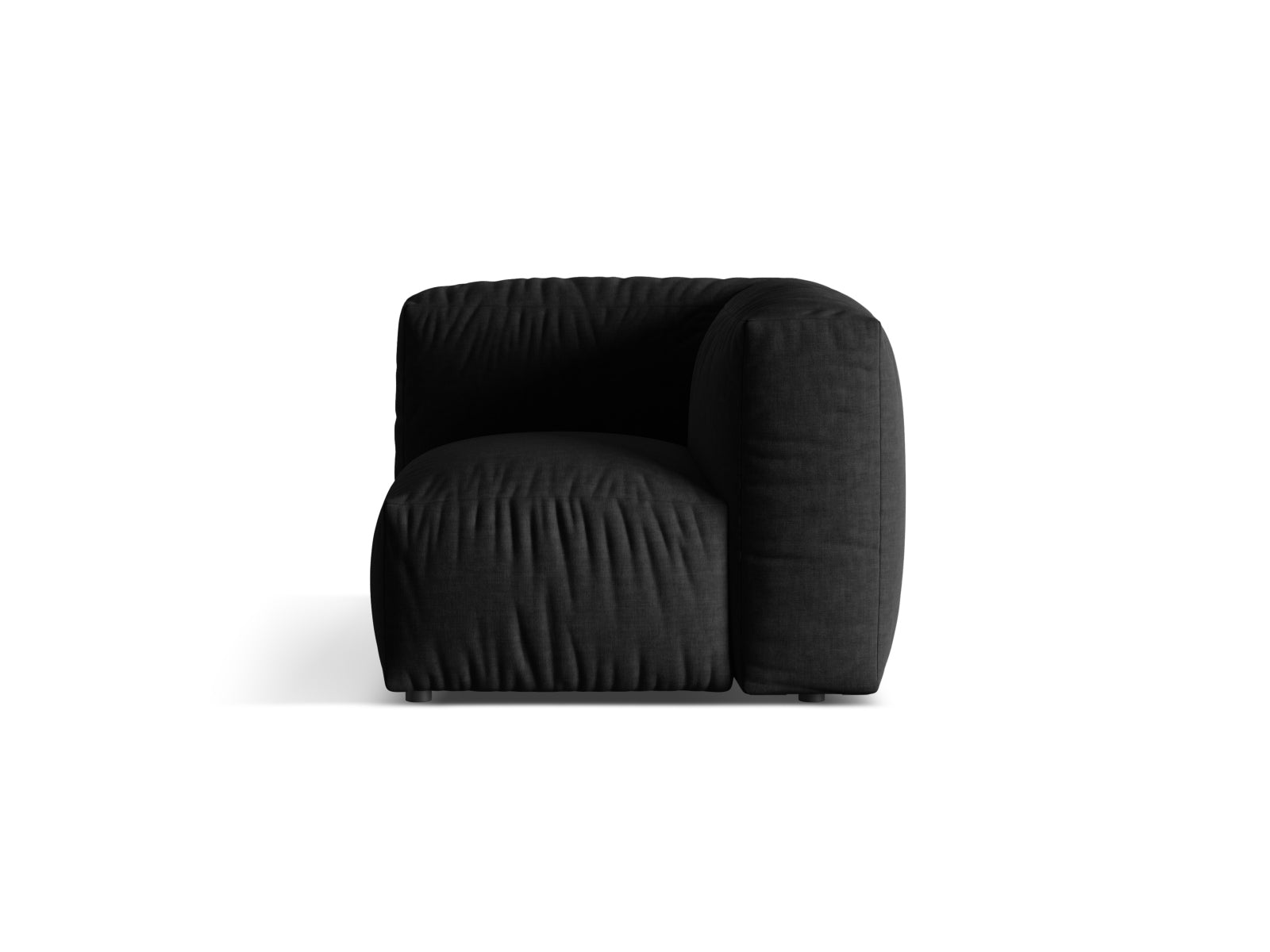 Martina Modul Armless 1 Sitzer in Black präsentiert im Onlineshop von KAQTU Design AG. Modulares Sofa ist von Micadoni