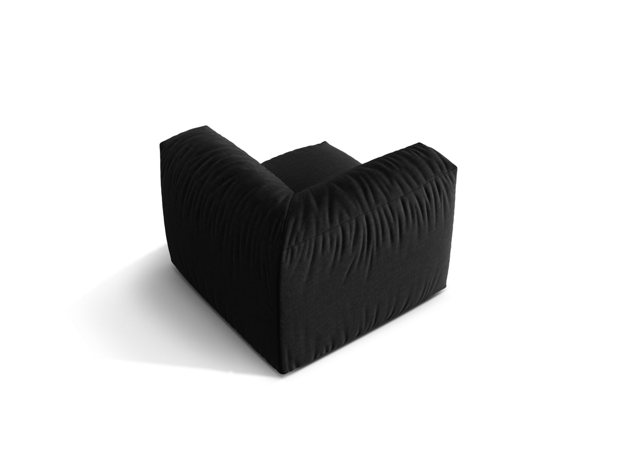 Martina Modul Armless 1 Sitzer in Black-Boston präsentiert im Onlineshop von KAQTU Design AG. Modulares Sofa ist von Micadoni