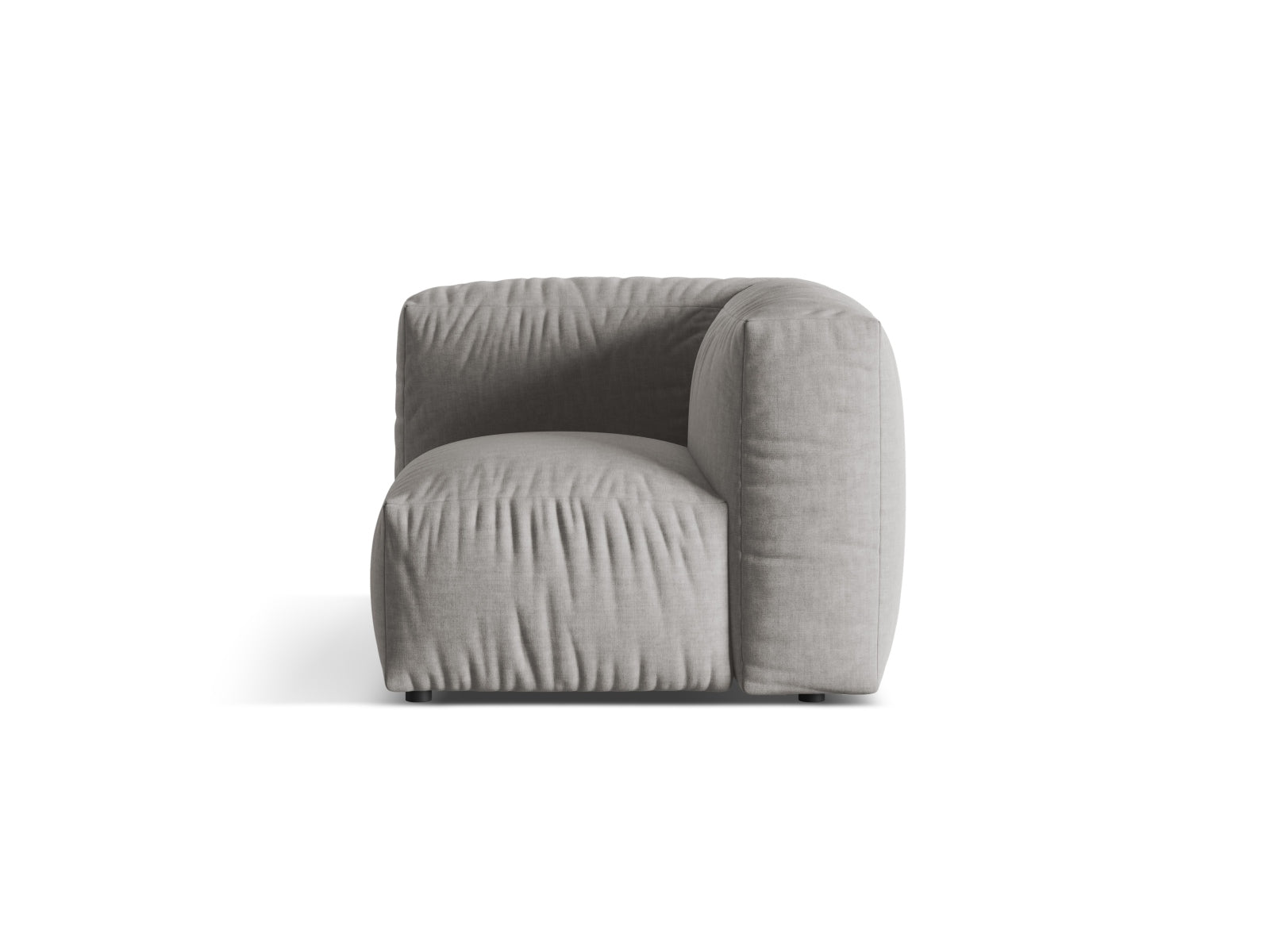 Martina Modul Armless 1 Sitzer in Light Grey-Boston präsentiert im Onlineshop von KAQTU Design AG. Modulares Sofa ist von Micadoni