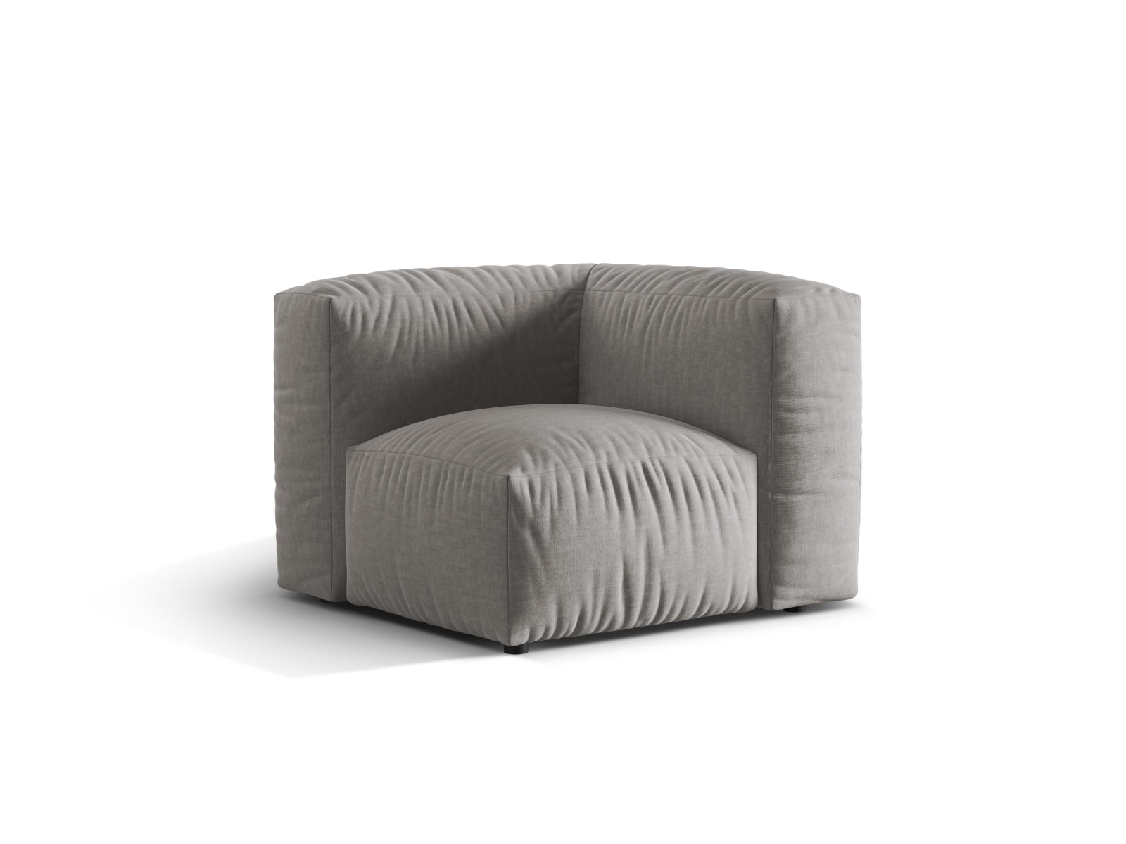 Martina Modul Armless 1 Sitzer in Light Grey-Boston präsentiert im Onlineshop von KAQTU Design AG. Modulares Sofa ist von Micadoni