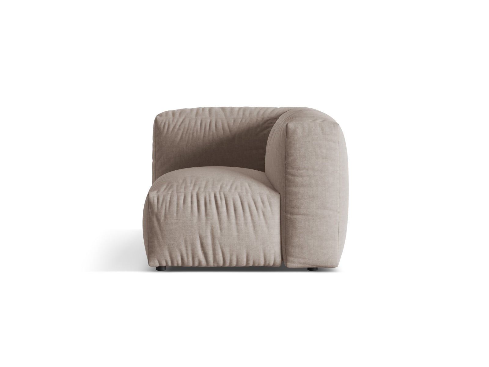 Martina Modul Armless 1 Sitzer in Dark Beige präsentiert im Onlineshop von KAQTU Design AG. Modulares Sofa ist von Micadoni