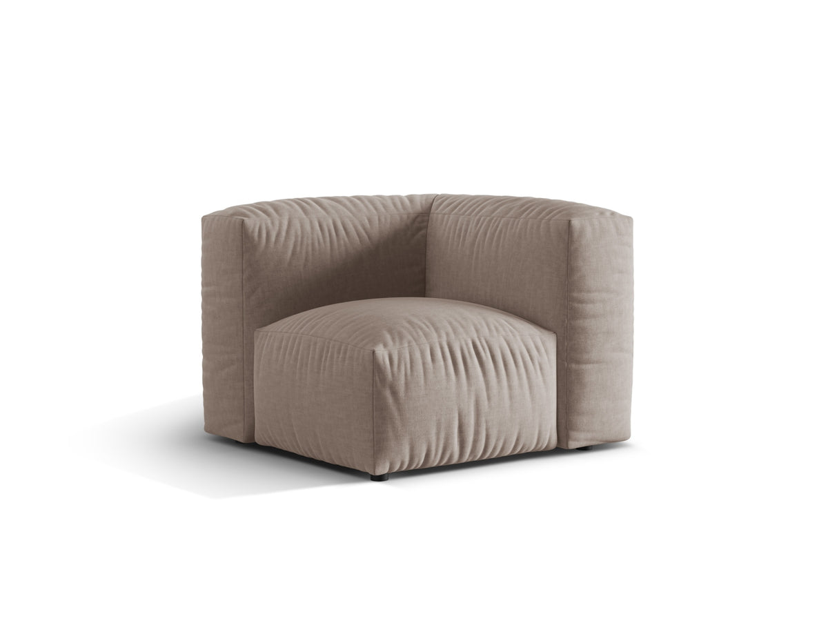 Martina Modul Armless 1 Sitzer in Dark Beige-Boston präsentiert im Onlineshop von KAQTU Design AG. Modulares Sofa ist von Micadoni