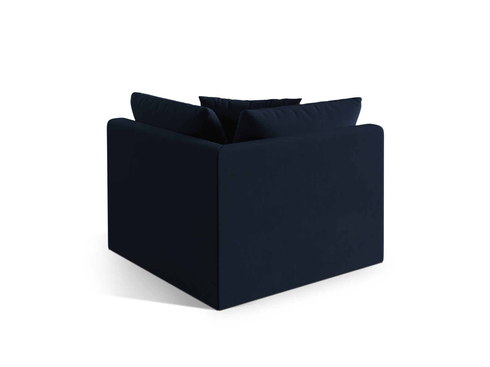 Chris Velour Modul Corner 1 Sitzer in Royal Blue-Casino präsentiert im Onlineshop von KAQTU Design AG. Modulares Sofa ist von Micadoni