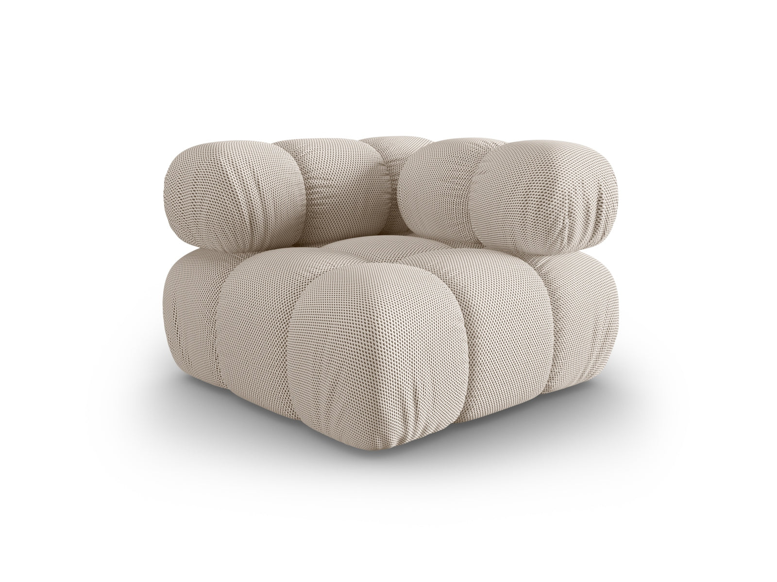Bellis Corner Modul 1 Sitzer in Light Beige präsentiert im Onlineshop von KAQTU Design AG. Modulares Sofa ist von Micadoni