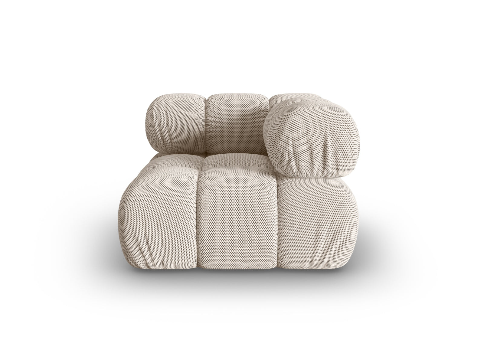 Elegantes Bellis Corner Modul 1 Sitzer in hellem Beige, ideal für moderne Wohnräume. Teil der vielseitigen Sofa-Kollektion von Micadoni.
