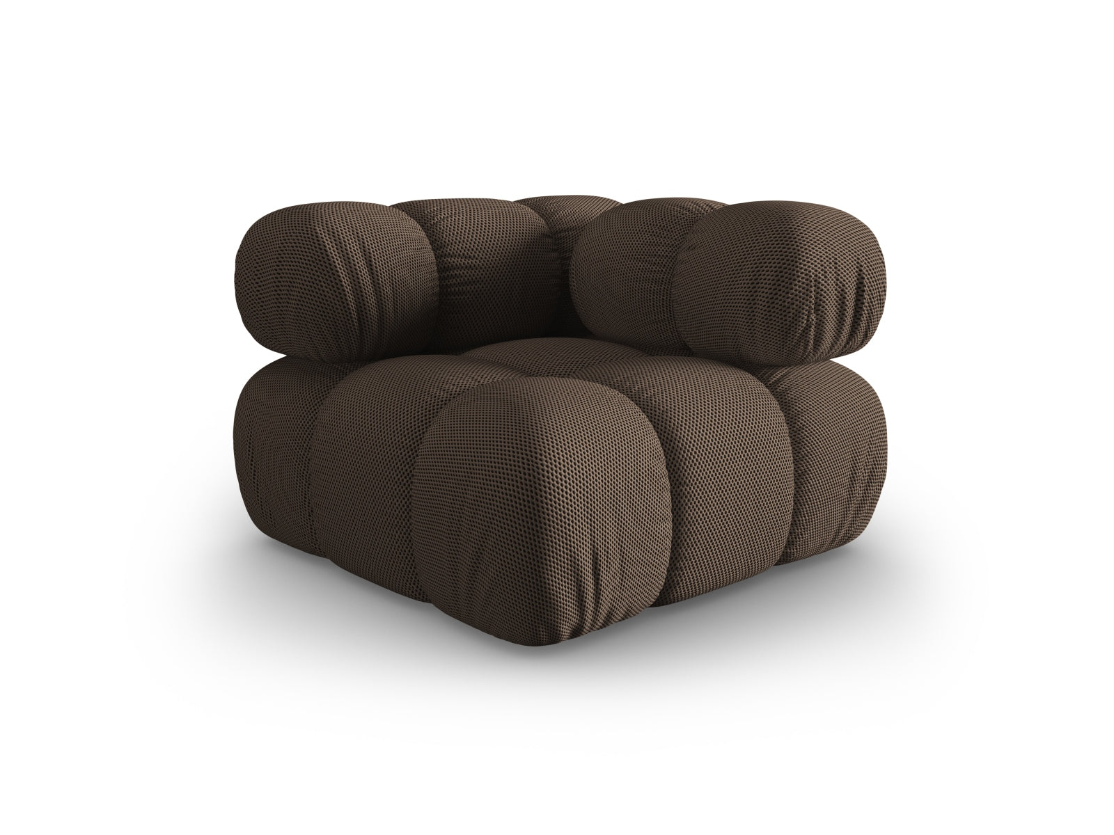 Bellis Corner Modul 1 Sitzer in Brown präsentiert im Onlineshop von KAQTU Design AG. Modulares Sofa ist von Micadoni