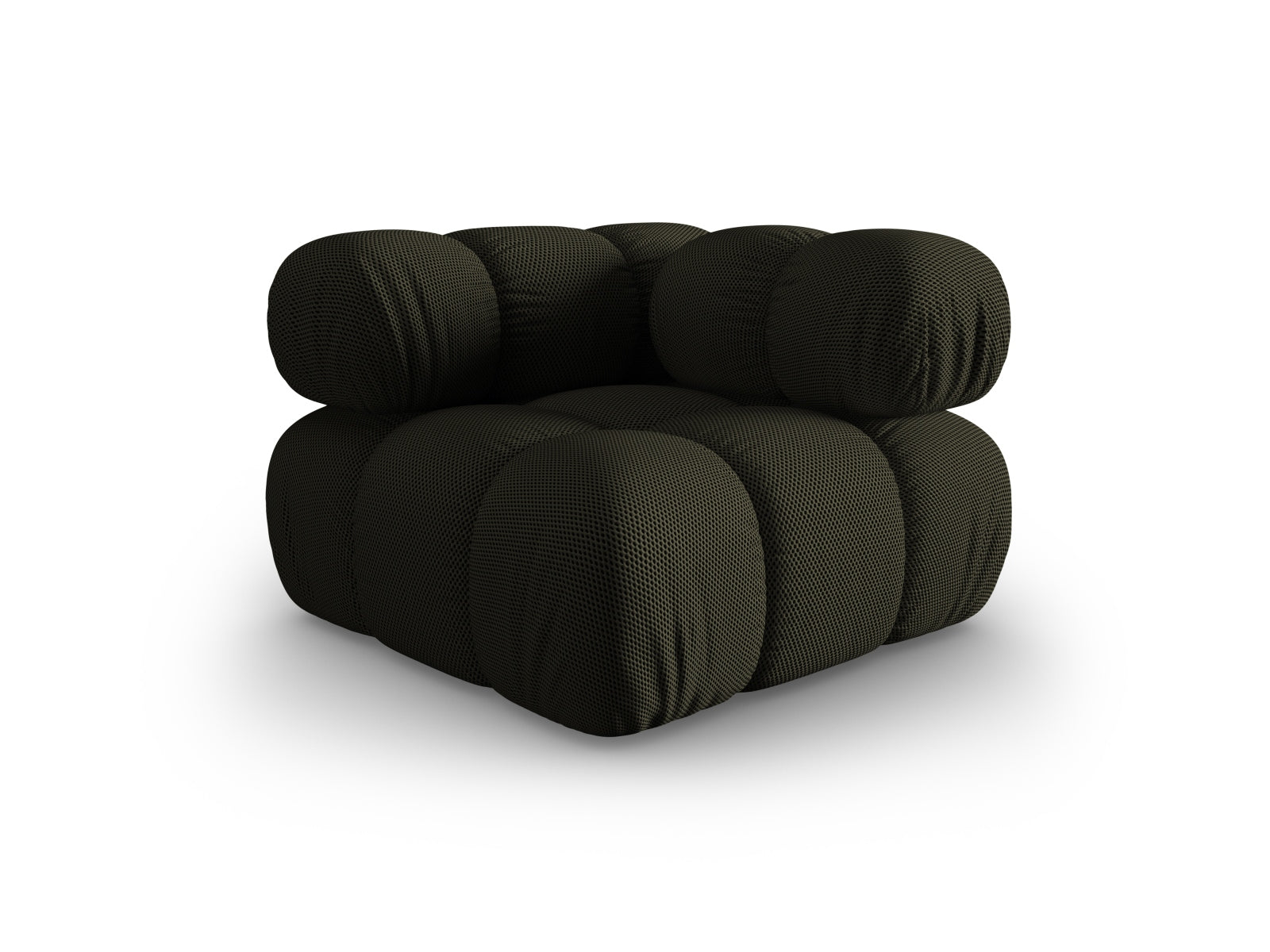 Bellis Corner Modul 1 Sitzer in Amazon Green-Sonic präsentiert im Onlineshop von KAQTU Design AG. Modulares Sofa ist von Micadoni