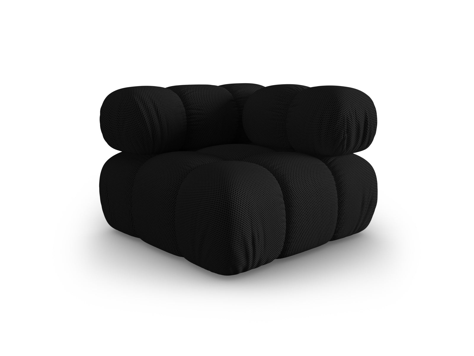 Bellis Corner Modul 1 Sitzer in Black-Sonic präsentiert im Onlineshop von KAQTU Design AG. Modulares Sofa ist von Micadoni