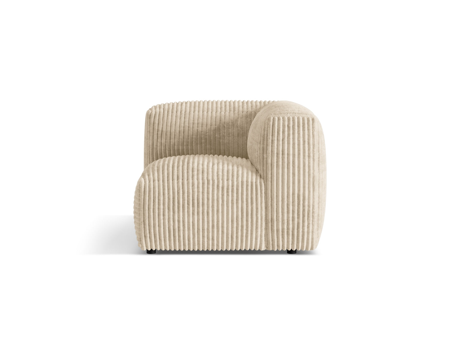 Martina Modul Armless 1 Sitzer in Light Beige präsentiert im Onlineshop von KAQTU Design AG. Modulares Sofa ist von Micadoni