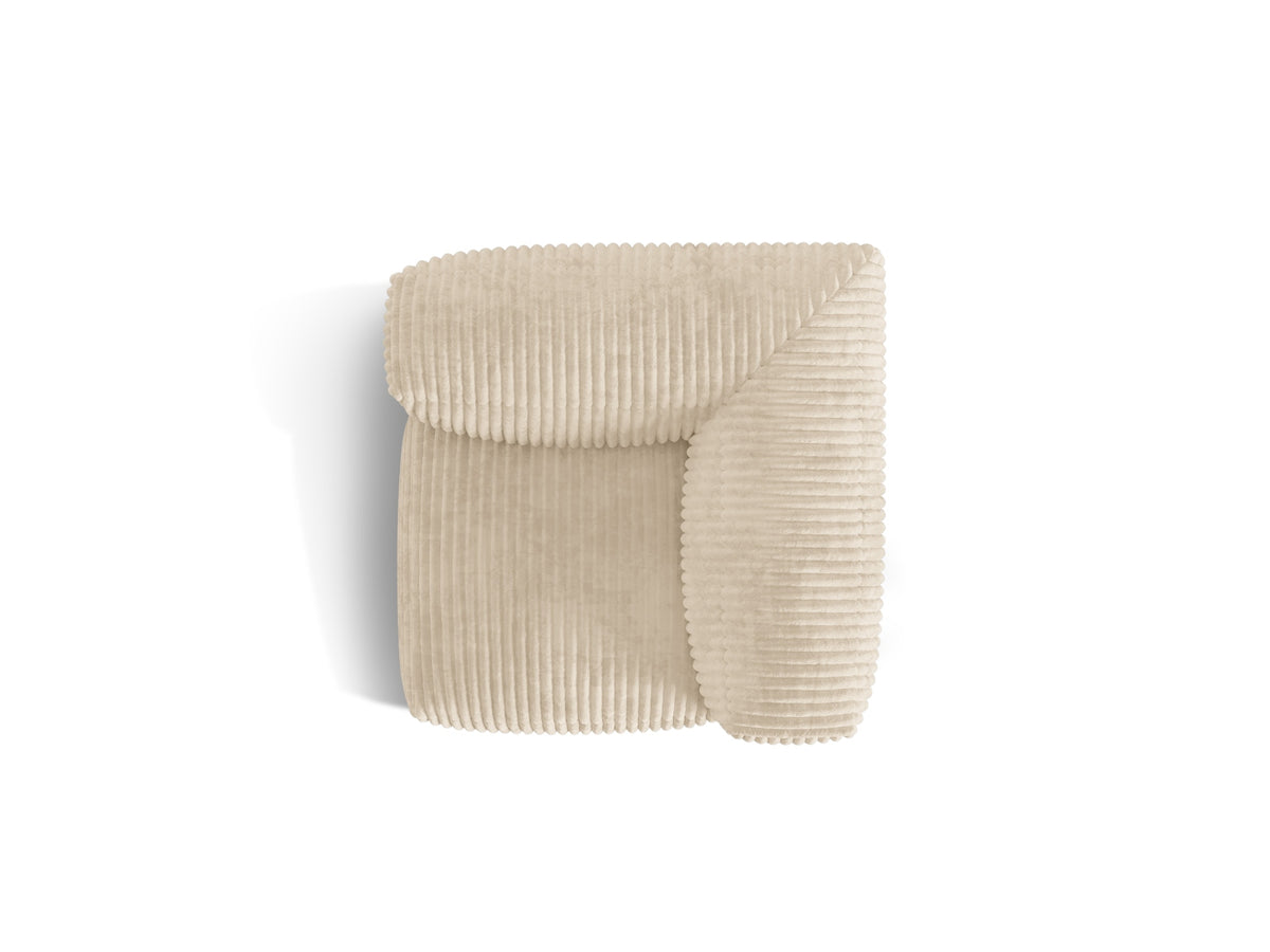 Martina Modul Armless 1 Sitzer in Light Beige-Tilia präsentiert im Onlineshop von KAQTU Design AG. Modulares Sofa ist von Micadoni