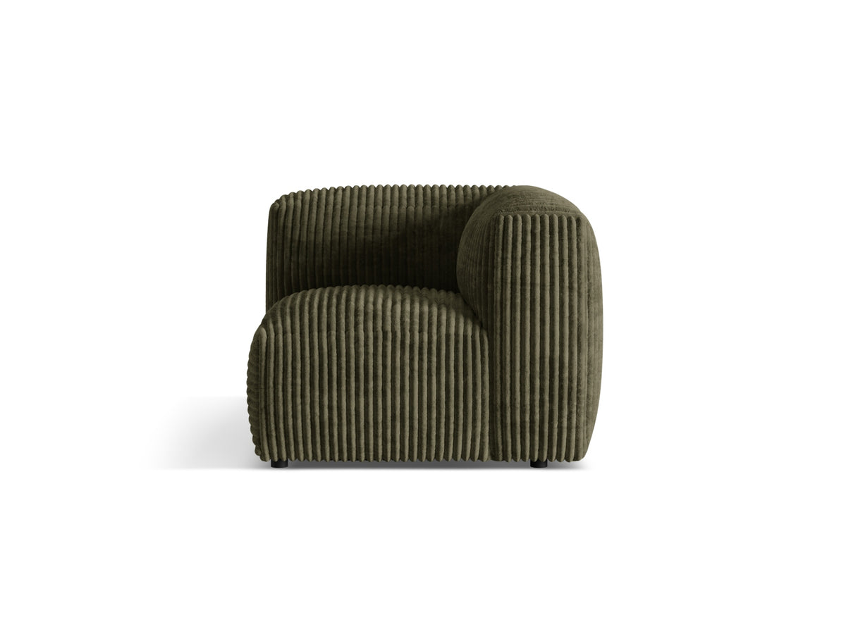Martina Modul Armless 1 Sitzer in Moss Green-Tilia präsentiert im Onlineshop von KAQTU Design AG. Modulares Sofa ist von Micadoni