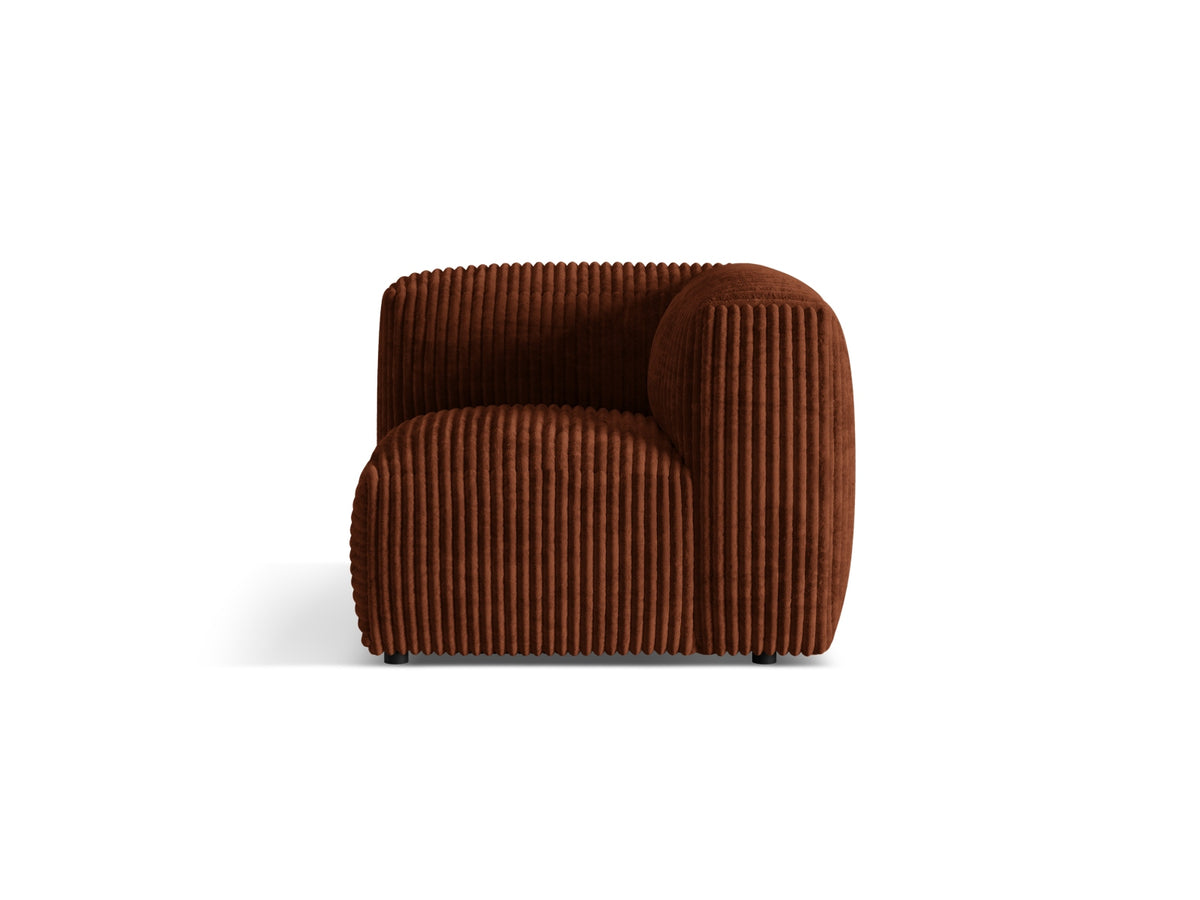 Martina Modul Armless 1 Sitzer in Brick-Tilia präsentiert im Onlineshop von KAQTU Design AG. Modulares Sofa ist von Micadoni