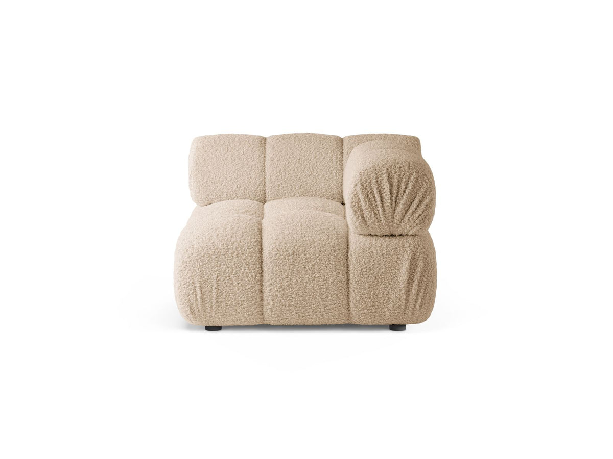 1-Sitzer Eckmodul Bellis in Sand-Rolf präsentiert im Onlineshop von KAQTU Design AG. Modulares Sofa ist von Micadoni