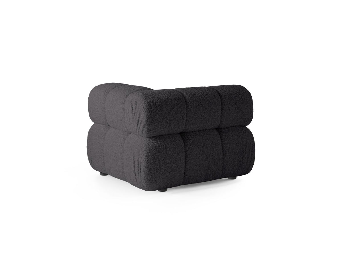 1-Sitzer Eckmodul Bellis in Graphite-Rolf präsentiert im Onlineshop von KAQTU Design AG. Modulares Sofa ist von Micadoni
