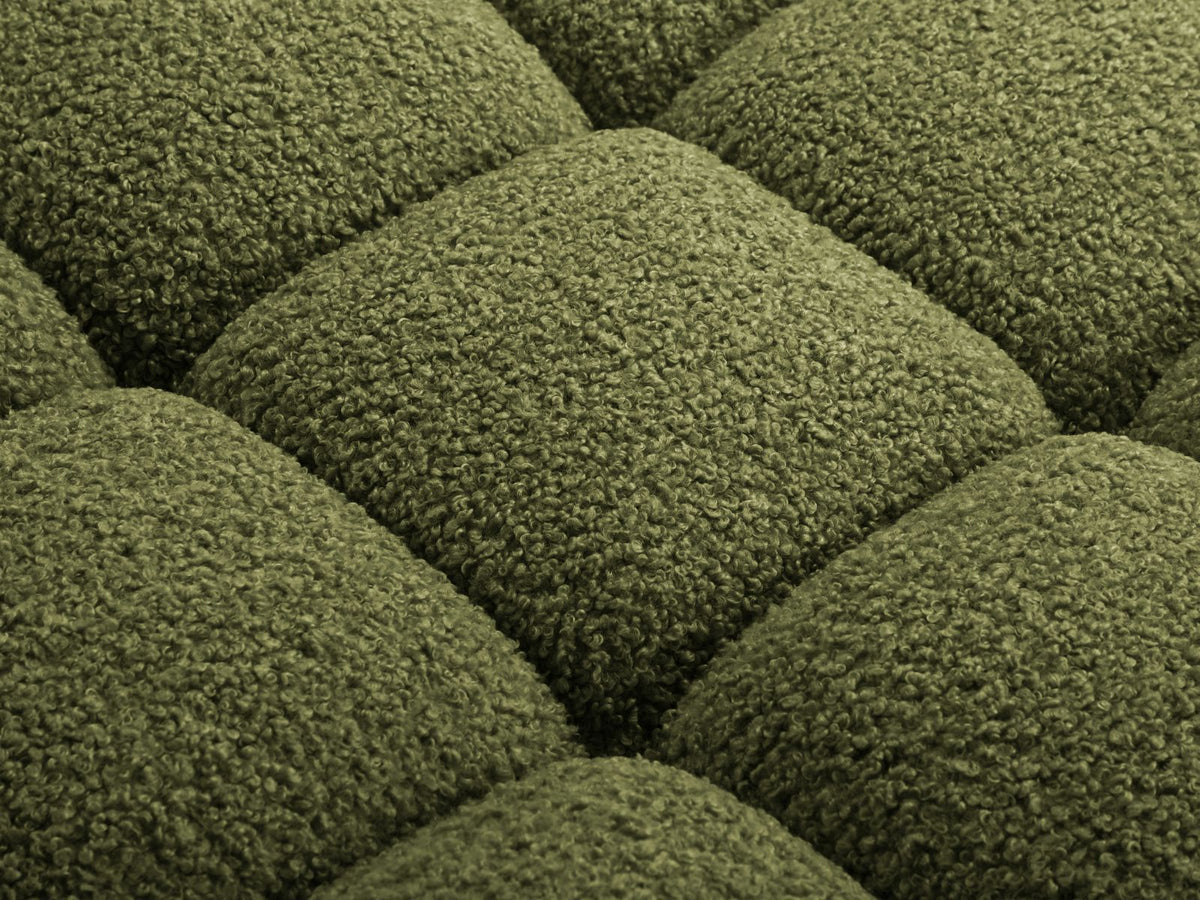 1-Sitzer Eckmodul Bellis in Green-Rolf präsentiert im Onlineshop von KAQTU Design AG. Modulares Sofa ist von Micadoni