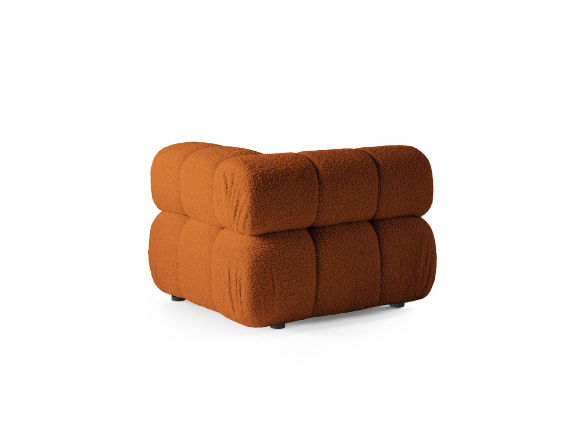 1-Sitzer Eckmodul Bellis in Brick-Rolf präsentiert im Onlineshop von KAQTU Design AG. Modulares Sofa ist von Micadoni