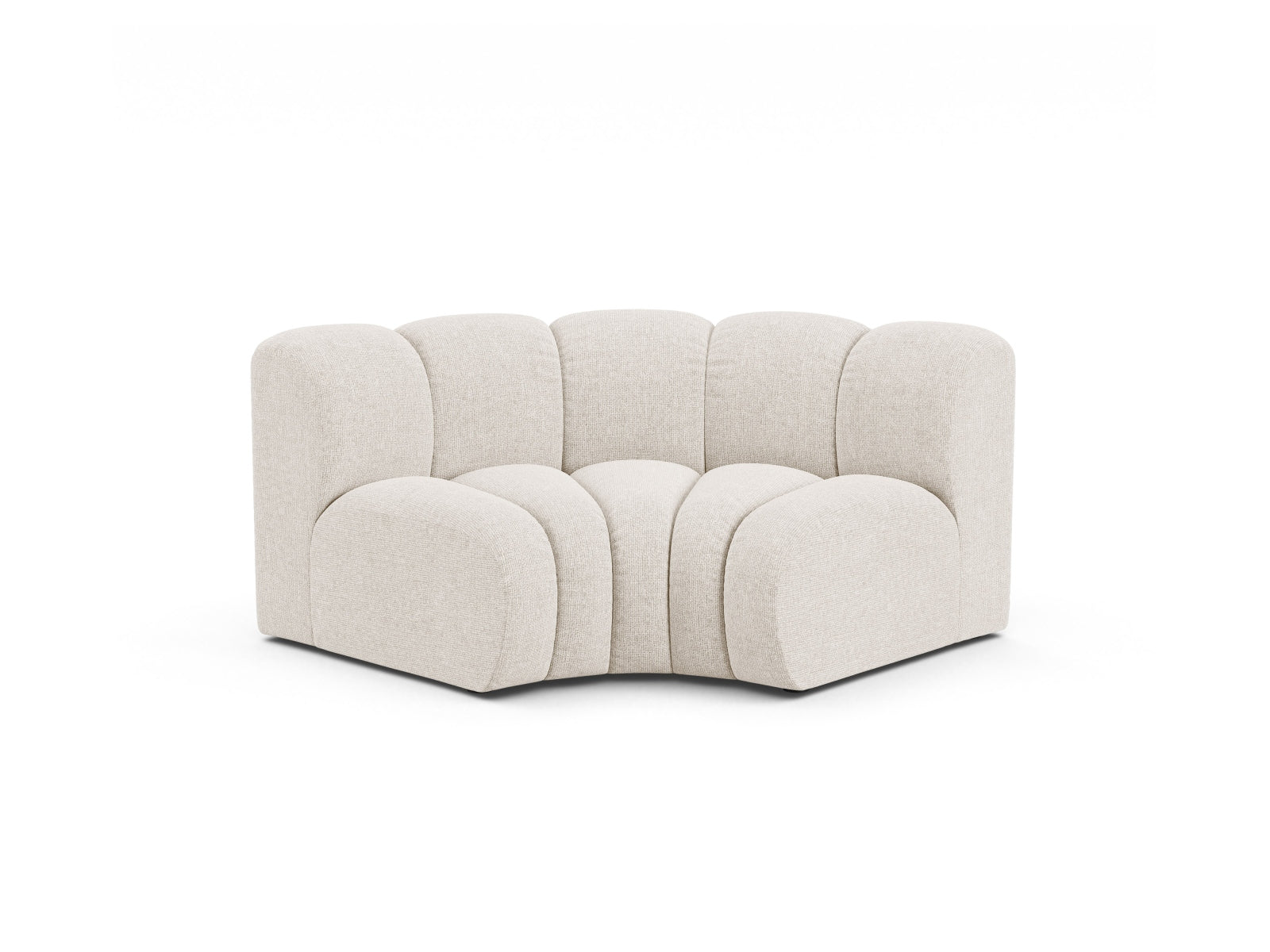 Lupine Modul Corner 1 Sitzer in Light Beige präsentiert im Onlineshop von KAQTU Design AG. Modulares Sofa ist von Micadoni