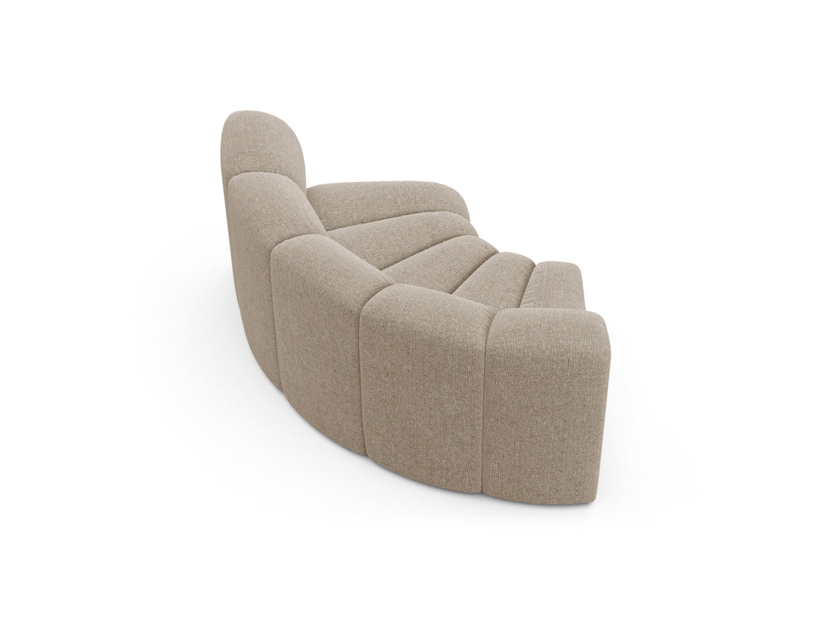Lupine Modul Corner 1 Sitzer in Dark Beige-Eden präsentiert im Onlineshop von KAQTU Design AG. Modulares Sofa ist von Micadoni