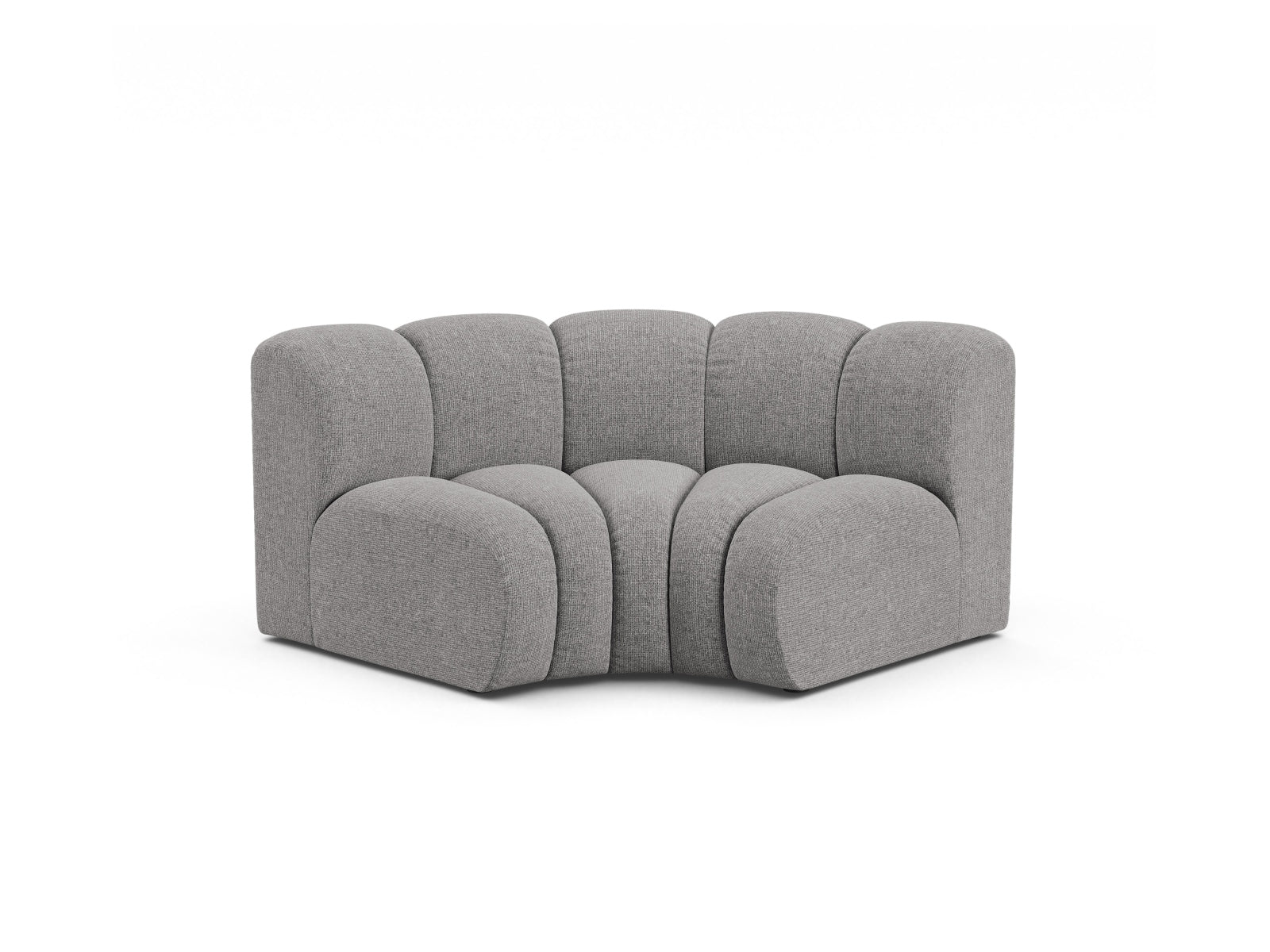 Lupine Modul Corner 1 Sitzer in Light Grey präsentiert im Onlineshop von KAQTU Design AG. Modulares Sofa ist von Micadoni