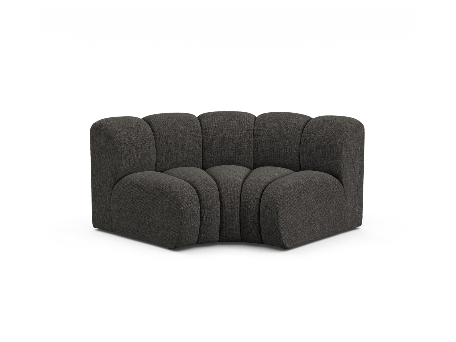 Lupine Modul Corner 1 Sitzer in Dark Grey präsentiert im Onlineshop von KAQTU Design AG. Modulares Sofa ist von Micadoni