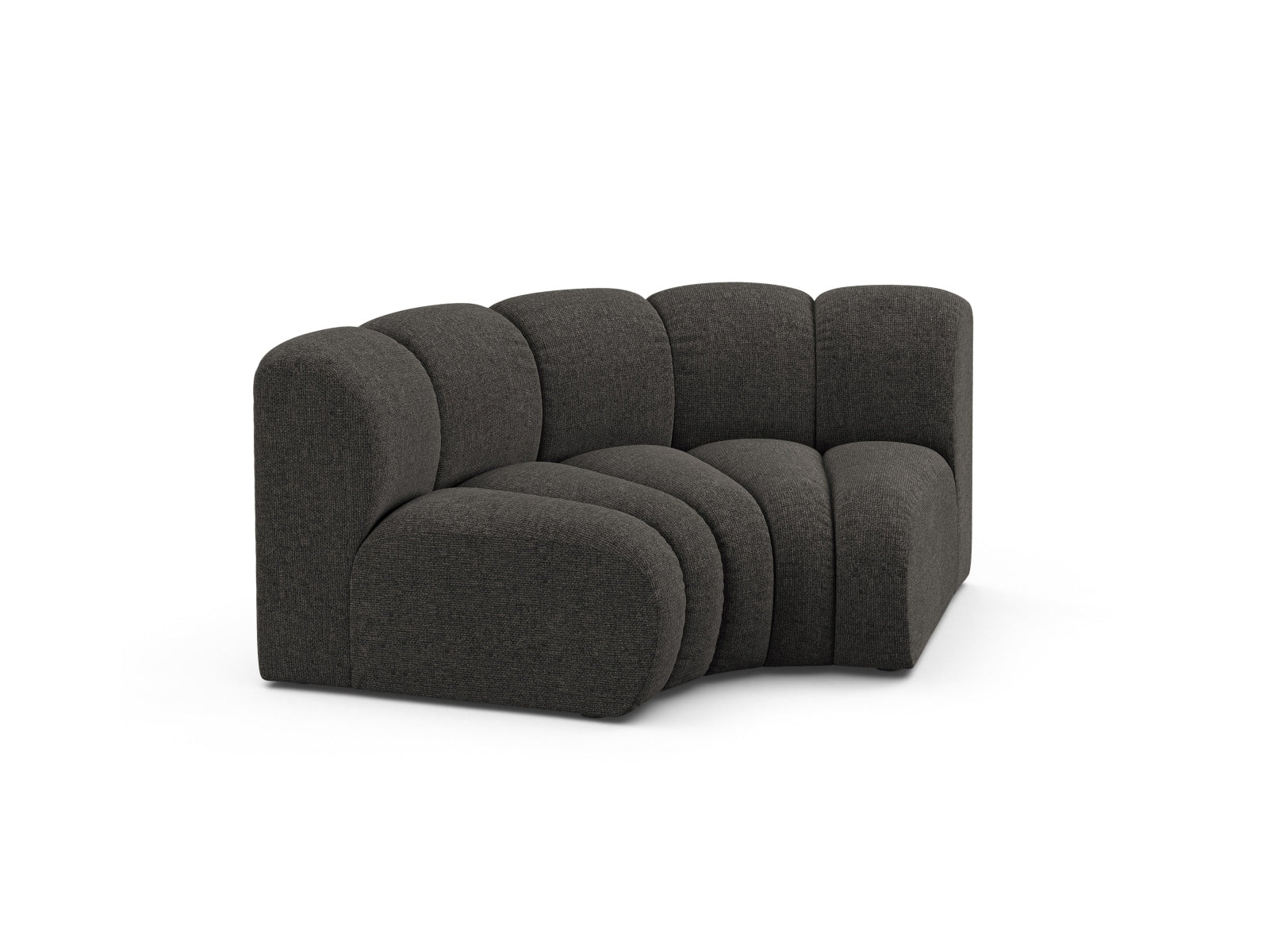 Lupine Modul Corner 1 Sitzer in Dark Grey präsentiert im Onlineshop von KAQTU Design AG. Modulares Sofa ist von Micadoni