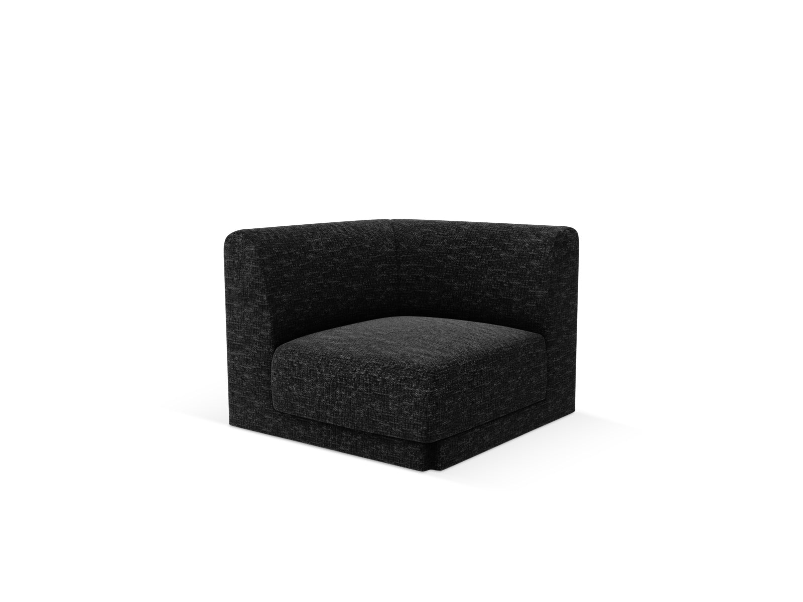 Miley Corner Modul 1 Sitzer in Anthracite präsentiert im Onlineshop von KAQTU Design AG. Modulares Sofa ist von Micadoni