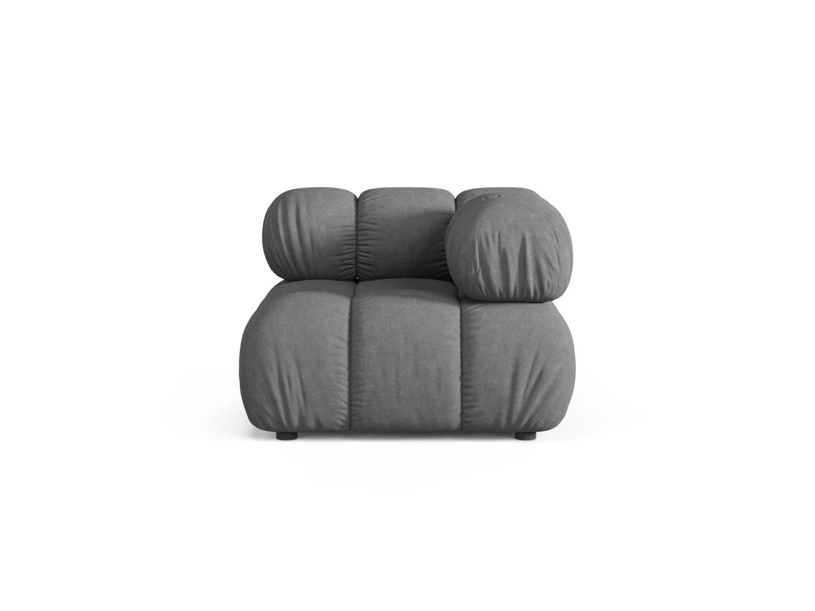 1-Sitzer Eckmodul Bellis in Grey-Liberty präsentiert im Onlineshop von KAQTU Design AG. Modulares Sofa ist von Micadoni