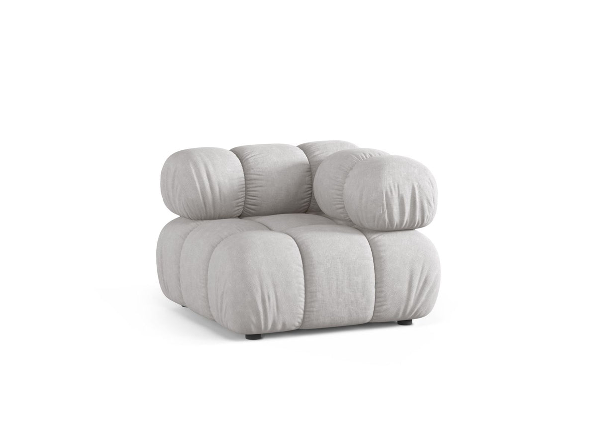 1-Sitzer Eckmodul Bellis in Light Grey-Liberty präsentiert im Onlineshop von KAQTU Design AG. Modulares Sofa ist von Micadoni