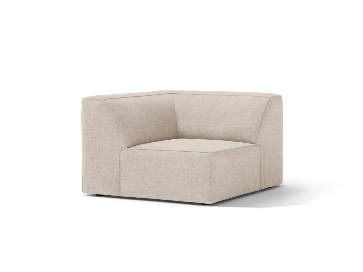 1-Sitzer Eckmodul Jodie in Beige-Liberty präsentiert im Onlineshop von KAQTU Design AG. Modulares Sofa ist von Micadoni