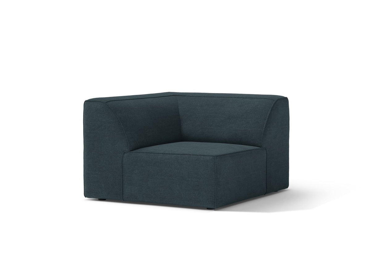 1-Sitzer Eckmodul Jodie in Deep Petrol-Liberty präsentiert im Onlineshop von KAQTU Design AG. Modulares Sofa ist von Micadoni